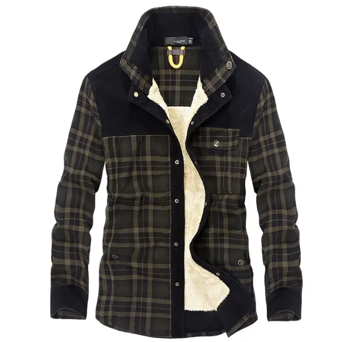 Winter Jacket Men Thicken Warm Fleece Jackets