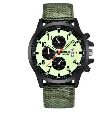 Mens Brand Watches Fashion Nylon Band Military