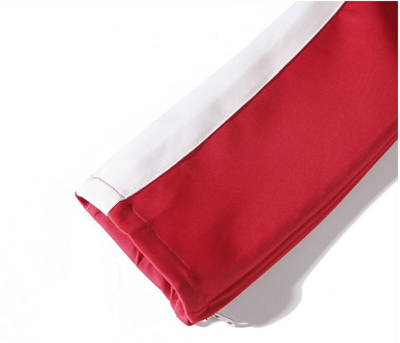 FOG Bibb with uniform pants pants trousers inside zipper retro color stripe men’s casual pants