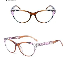 Cat Eye Retro Glasses Retro Presbyopic Glasses Female Reading - Tawny Box-100 - View 1