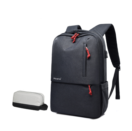 Cross border Picano custom computer bag backpack leisure student package men and women multi-functional USB charging knapsack 6
