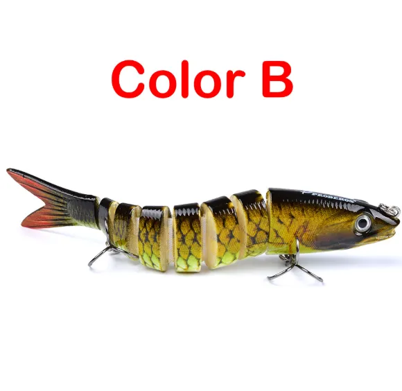 Pike Fishing Lures Artificial Multi Jointed Sections Hard Bait Trolling Pike Carp Fishing Tools – image 8
