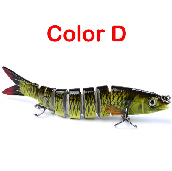 Pike Fishing Lures Artificial Multi Jointed Sections Hard Bait Trolling Pike Carp Fishing Tools – image 10