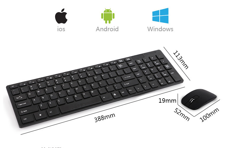 Trådløst tastatur - Miniatyr 4