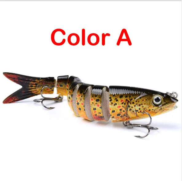 Pike Fishing Lures Artificial Multi Jointed Sections Hard Bait Trolling Pike Carp Fishing Tools – image 7