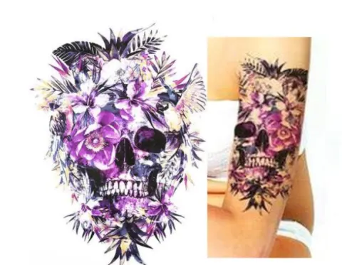 Big Tattoo Stickers Waterproof Men and Women Half Arm