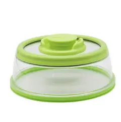 Kitchen Fresh-Keeping Cover Vacuum Food Sealer - Green - View 1