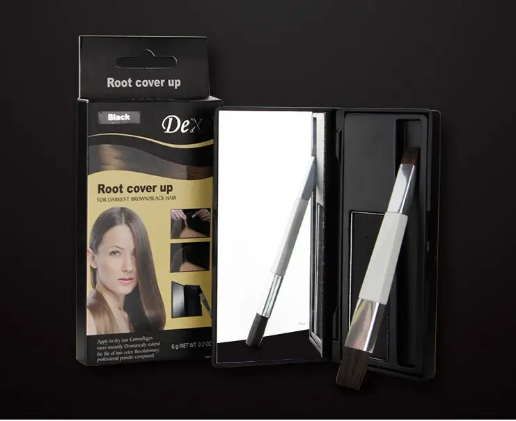 Dexe new powder box disposable dyed hair makeup hair dye pen