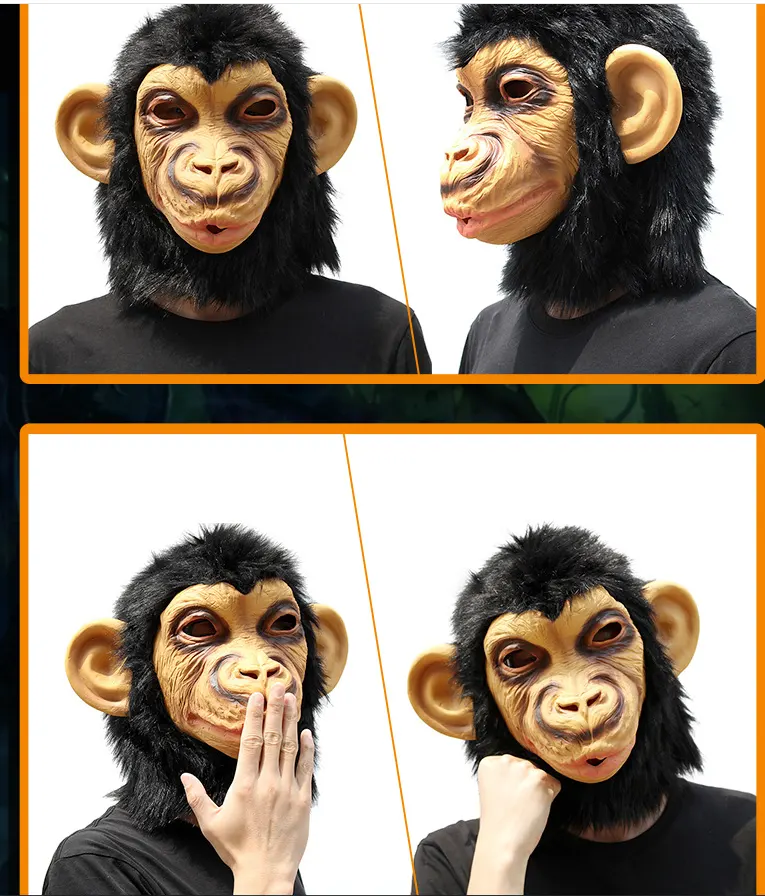 Holy Day Mask Christmas Ball Orangutan Styling Party Game