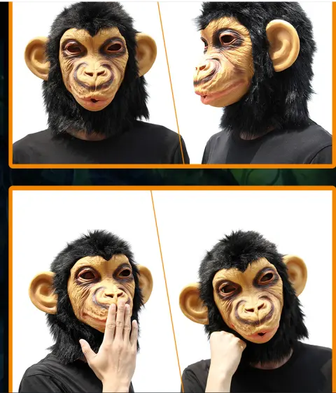 Holy Day Mask Christmas Ball Orangutan Styling Party Game