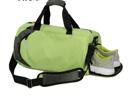 Dry and wet separation women's waterproof fitness bag