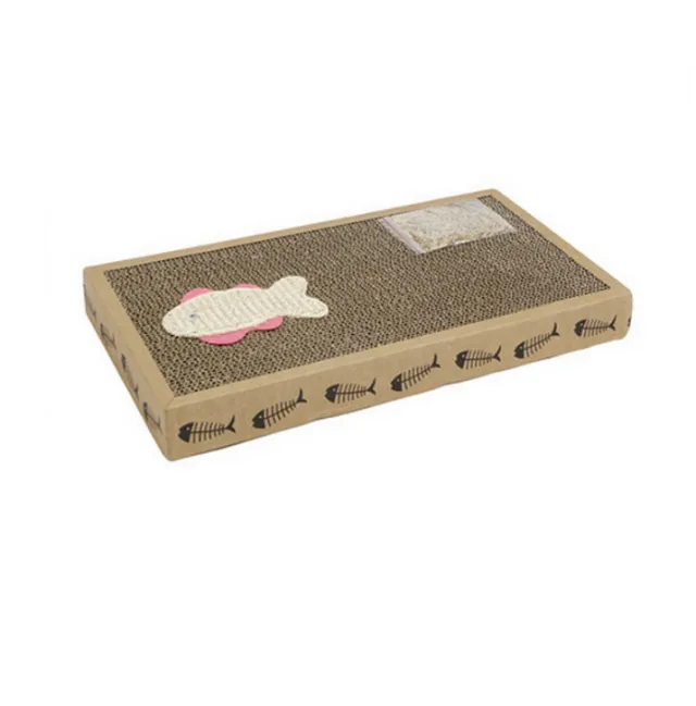 Large widened sisal cat scratch board Send cat mint Pet cat toy cat scratch board 46X22X4Cm - Shop at LoveMi