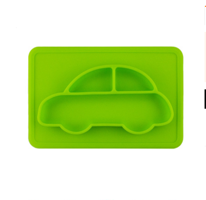 Children's food grade silicone square car placemat