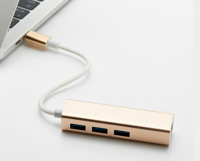 8152 USB to RJ45 Type-c cable adapter card USB3.0 HUB fast free drive hub 3