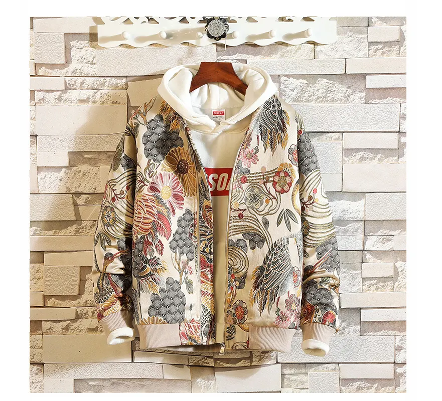 Spring and Autumn New Jacket Men's Port Wind Full