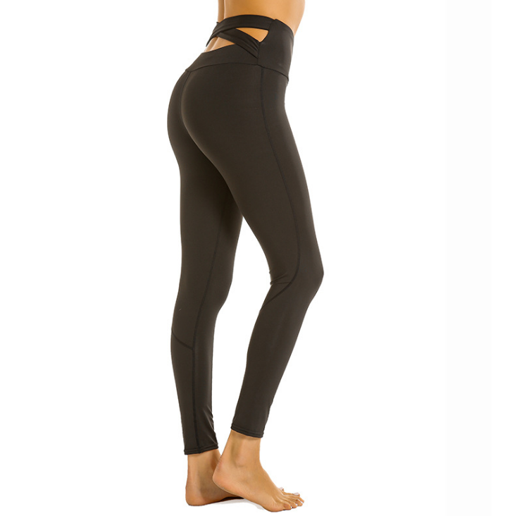 Amazon Express sells new yoga pants from Europe and America, high waist, tight running pants, fast-drying breathable fitness pants