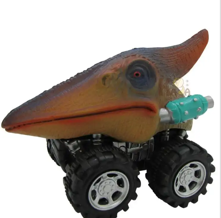 Mini dinosaur model pull back car dinosaur toy car model