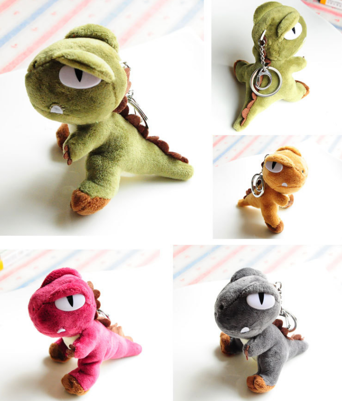 Dinosaur plush doll with pendants Tyrannosaurus toy — foto 7