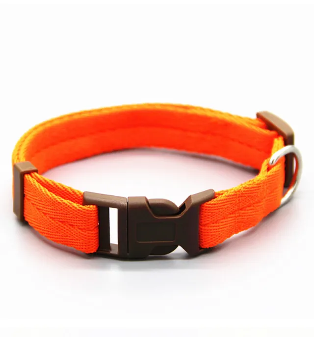 Dog collar big dog collar small dog anti rabbit large dog medium sized golden hair pet supplies Orange - Shop at LoveMi