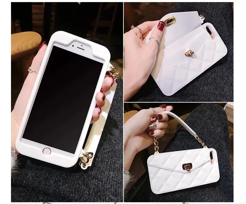 Small incense wind diagonal mobile phone shell silicone soft card female models