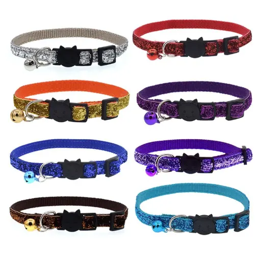 Cat Cat Collar Cute Colorful Bell Pet Adjustable