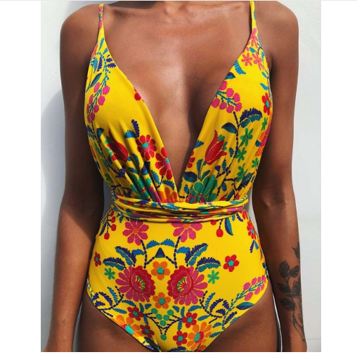 One Piece Swimsuit Female Backless Bodysuit L 4Style - Shop at LoveMi