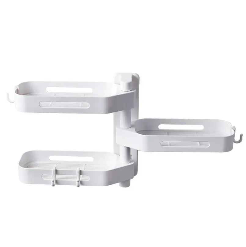 Rotating wall-mounted storage box kitchen bathroom toilet