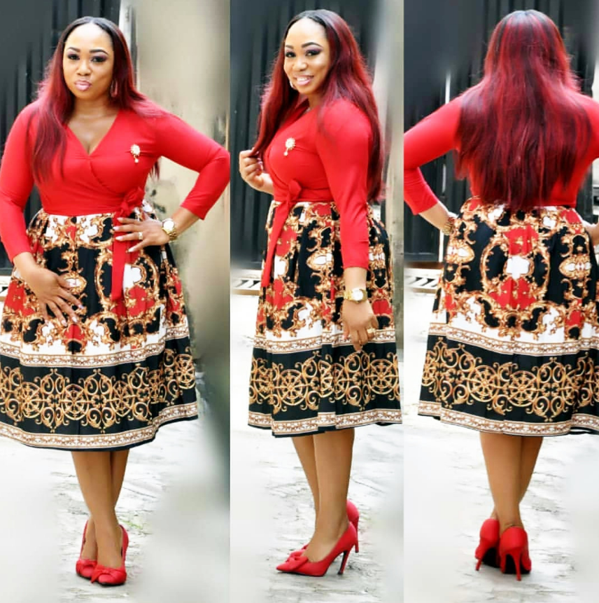 Foreign trade supply classic version with fashion trend printing Europe and the United States Africa latest women's waist A word group