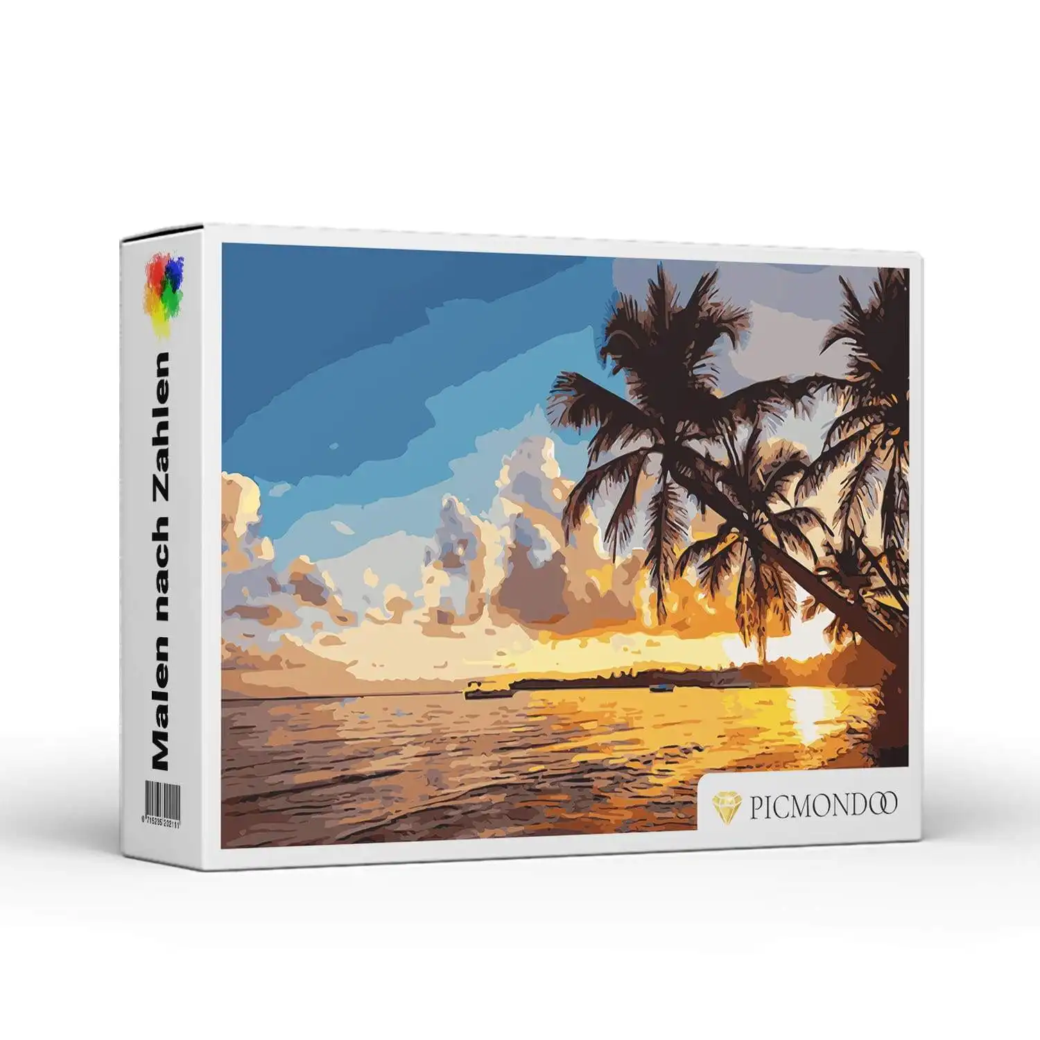 Painting by numbers - beach paradise
