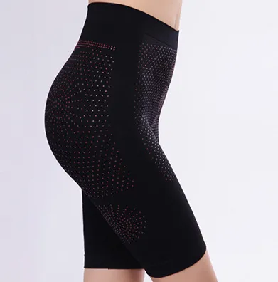 Manufacturers far infrared dispensing magnetic therapy body shaping pants, anti light seamless hips, abdomen body, waist pants Black - Shop at LoveMi