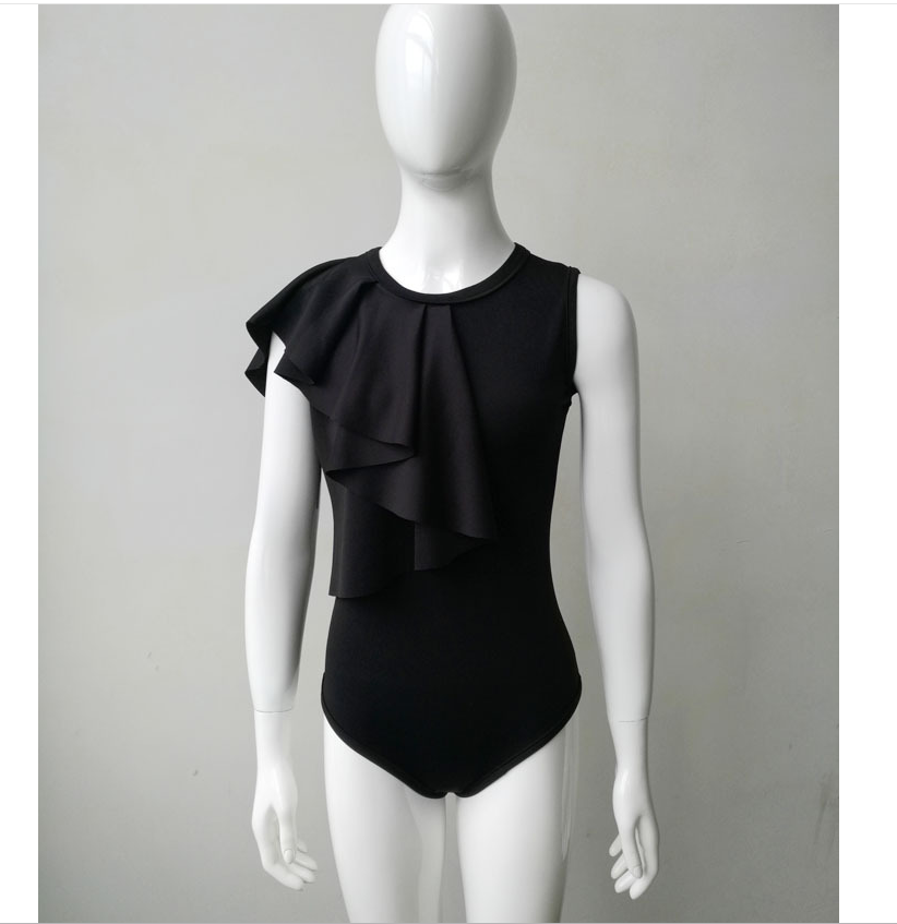 Fashion hot sale featuring folded ruffled jumpsuit