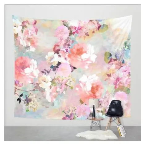 Love Of A Flower Wall Tapestry Hanging
