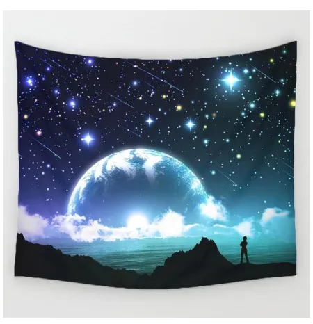 Meteor shower tapestry Black - Shop at LoveMi