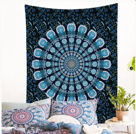 Printed Mandala Home Tapestry Wall Hanging Decoration