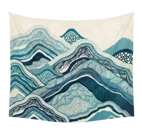 Fantastic Scenery Art Indian Hippie Hanging Wall