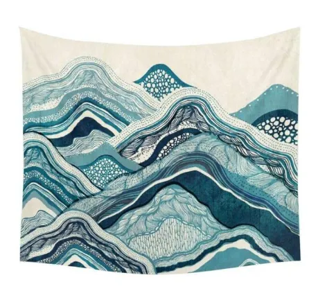 Fantastic Scenery Art Indian Hippie Hanging Wall Tapestry - 150X100Cm Thick