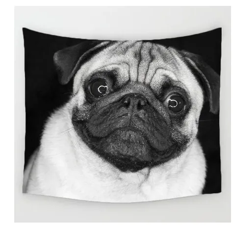 Hanging cloth decorative cloth printing tapestry Black - Shop at LoveMi