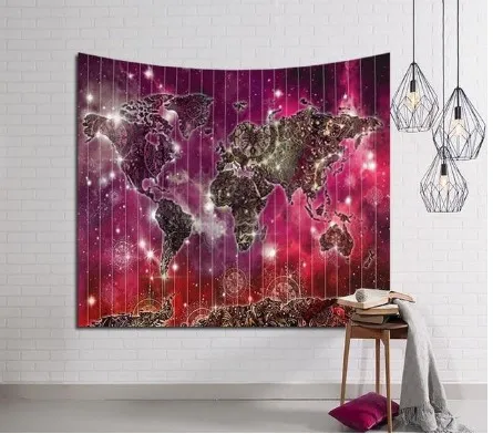 Wall decoration net red layout room bedroom hang cloth dormitory Nordic wind tapestry - Shop at LoveMi