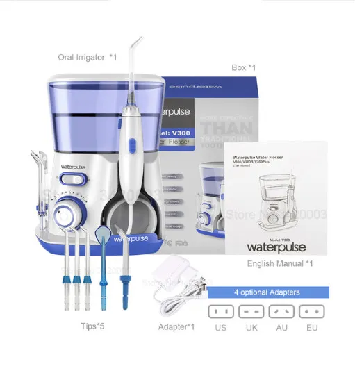 Jian Shi Bao electric household pulse red teeth washing machine water floss - Blue
