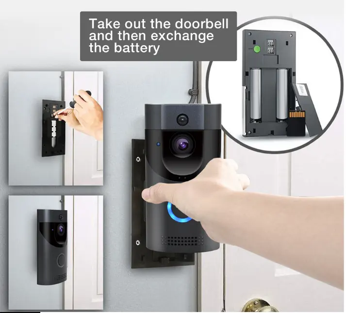 Home alarm smart wifi video doorbell wireless