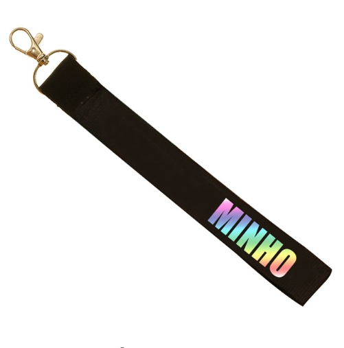 Straykids surrounding name mobile phone lanyard custom keychain stray kids couple pendant