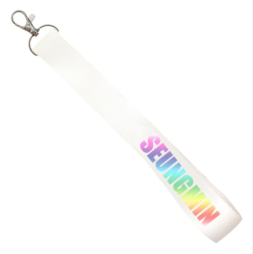 Straykids surrounding name mobile phone lanyard custom keychain stray kids couple pendant