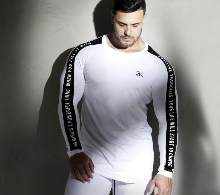 Fitness training long-sleeved bottoming shirt tops breathable elastic moisture wicking quick-drying tight-fitting quick-drying sports and leisure