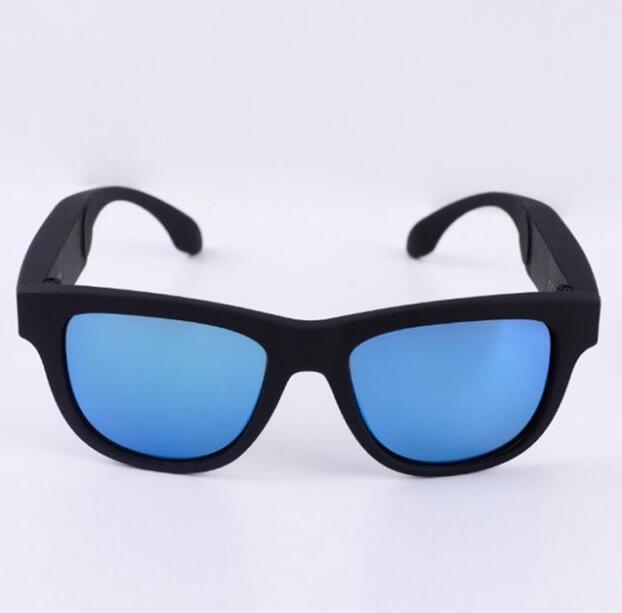 Black frame blue len