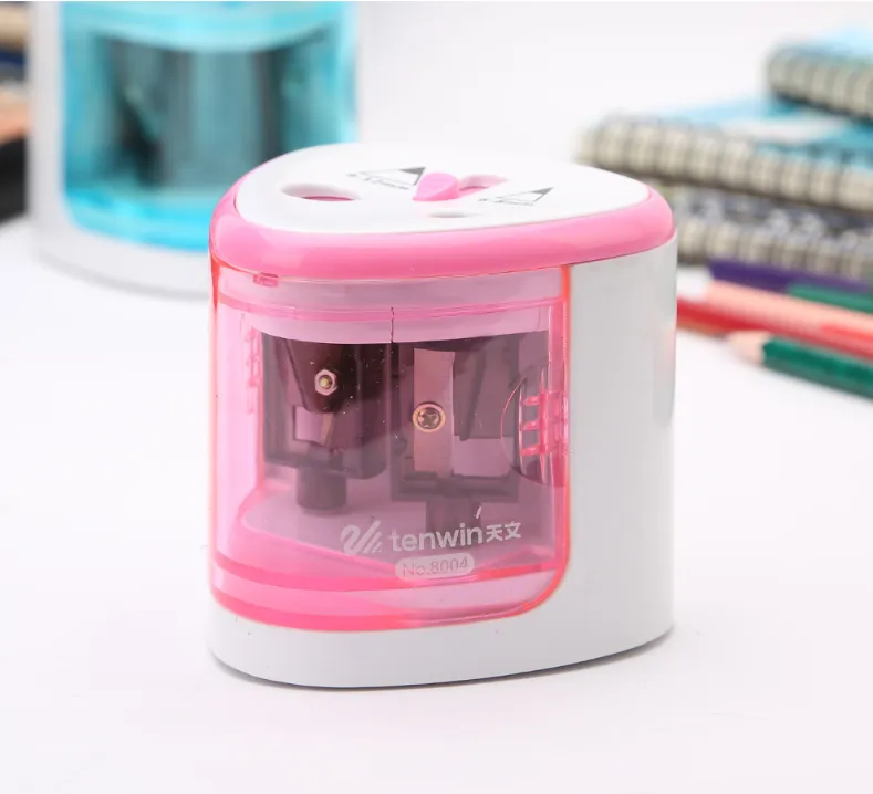 Automatic electric pencil sharpener pencil sharpener child safety pencil sharpener pencil sharpener learning stationery primary school supplies – image 4
