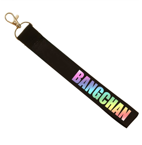 Straykids surrounding name mobile phone lanyard custom keychain stray kids couple pendant
