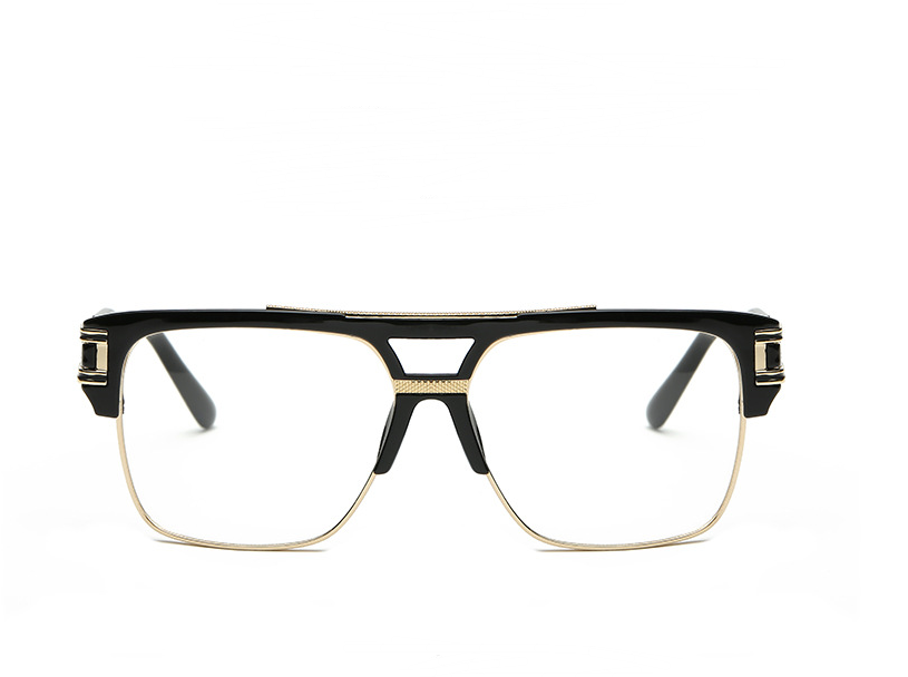 Men And Women Square Retro Colorful Reflective Sunglasses