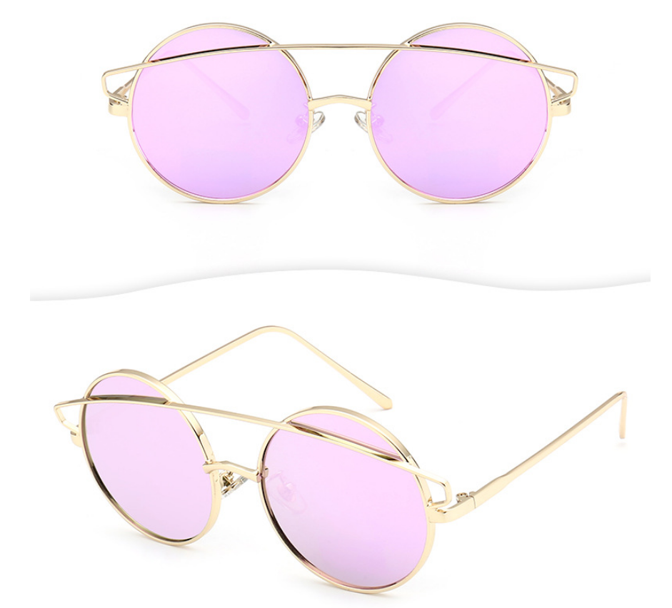 F078 impulse metal children’s high quality sunglasses fashion children’s sunglasses real film reflective UV400 glasses