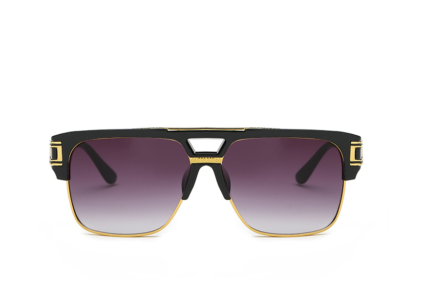 Men And Women Square Retro Colorful Reflective Sunglasses