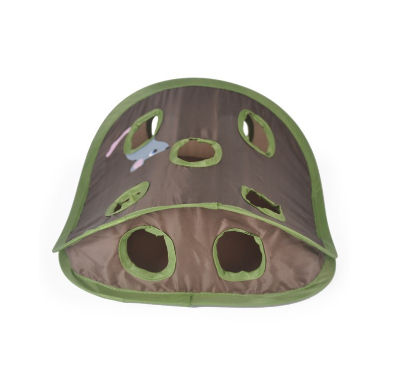Pet Puzzle Nine-hole Mouse Hole Bell Ball Cat Interactive Toy Cat Hide And Seek Channel — foto 2